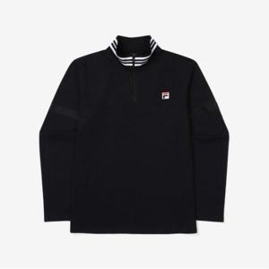 [FILA] 반집업 기모 긴팔티 (FS2RLF4301M_BLK)