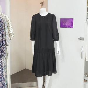 올리비아하슬러 DP01 쉬폰배색 정장 원피스 OHDFOP202