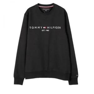 타미힐피거 로고 스웨트셔츠 MW11596002 BLACK DOM