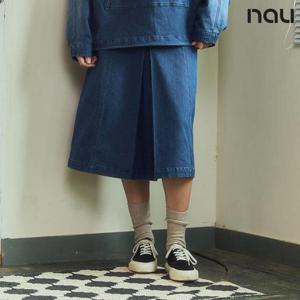나우  (1NUSKW3502_DM) W 데님그라데이션스커트 DENIM