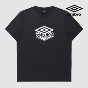 [엄브로] [30%OFF] PTR 베이직 빅로고 반팔티셔츠 UQ121SRS12 BLK