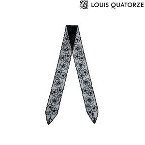 [루이까또즈(스카프)](2ESB954BL) 로코코방도 레이스 스카프 블랙