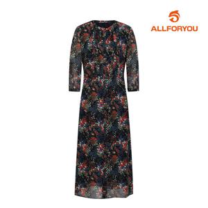 [올포유] 여성 전판 프린트 원피스 ALONM4421-915