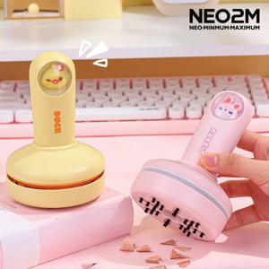 네오투엠 KC인증 캐릭터 데스크 충전식 청소기 휴대용 책상청소기 데스크청소기 지우개청소기 캐릭터청소기