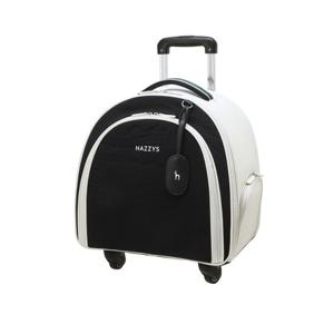 헤지스골프  (HWGF5E303N3) 네이비 로고장식 가죽 보스톤캐리어백