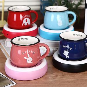 파스텔 USB 컵 워머 온열 컵받침 머그 워머 컵받침 온열컵받침 USB머그컵 머그스토브 티워머 스마트워머 머