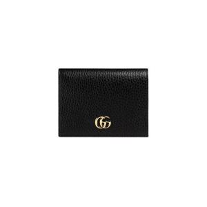 구찌 GG 마몽 레더 카드 케이스 지갑 블랙 456126735830-CAO0G-1000