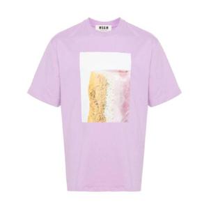 25 FW 엠에스지엠 MSGM X 두치 마리아 감비 포토 프린트 티셔츠 3646MM02247298 TP432577140