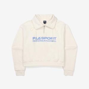 [휠라] 빅로고 면혼방 하이넥 맨투맨 (FS2POF3171F_SAD)