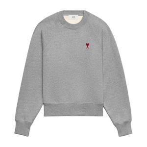 아미 하트 로고 맨투맨 그레이 BFUSW005 747 0951