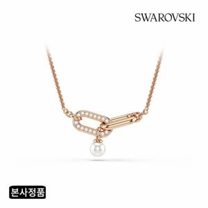 [본사정품] Constella 로즈골드 크리스털 펄 목걸이 5728589