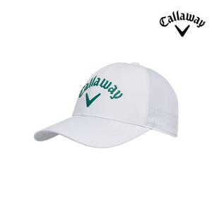 캘러웨이 레이저 캡 남성용 골프모자 화이트/그린