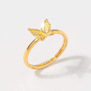 24K 순금 반지 슬림 컷팅 나비 1.875g