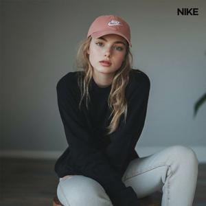 나이키 클럽 언스트럭처드 로즈골드 볼캡 러닝 여행 모자 FB5368-688