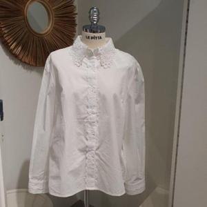 르피타 HC06 레이스 테잎 단작 블라우스(화이트) L253UBL959