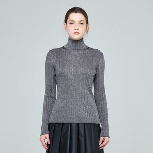 [유닛]글리터 러플 소매 단델리온 터틀넥 풀오버 (UFKKTN344N-D/