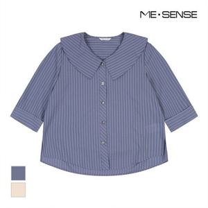 [미센스]MARIOST패턴 카라 블라우스_MB38BLM105Z