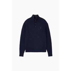 [타미힐피거종합관] 남성 스트럭처 모크넥 버튼 스웨터 (T12F7KPO110MT1 DW5)