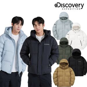 [디스커버리] 24FW 이월/남성/할인/[택가 379,000원]/세미오버핏/후드탈부착/베른 구스다운 숏패딩 DMDJ6A046