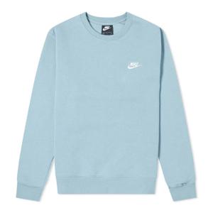 [나이키]나이키 클럽 크루 기모 맨투맨 BV2662-424 파스텔 블루
