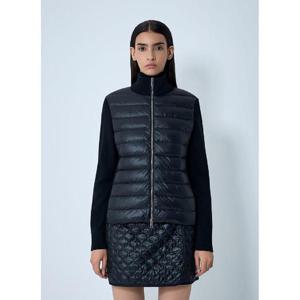 25 FW 몽클레어 여성 퀼팅 마감 가디건  mon0261031blk