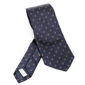 26 SS 페라가모 간치니 퓨어 실크 자카드 패턴 타이 351281784554