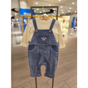 [블루독베이비] 25 FW(YE)SOFT 세트형 우주복 (45C1360003)멜빵 백일 돌 선물 유아 아가옷 티셔츠 조카 (45