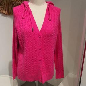 르피타 HC06 후드롱 니트 가디건(핑크) L244BKTA51