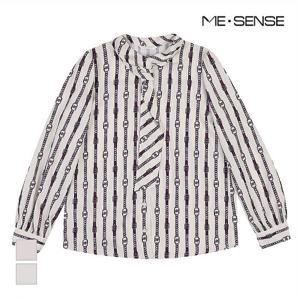 [미센스][미센스] 체인프린트 블라우스_MB2YBLM102Z (P003350356