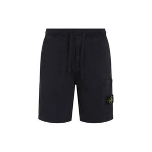 스톤아일랜드  24SS 스톤 남성 와펜 패치 트레이닝 반바지(네이비) 801564651 A0020