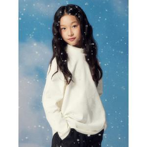 [탑텐키즈]MKF4TU3001 공용) 브러쉬드 더블니트 반목 티셔츠