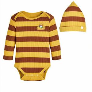 [모이몰른]유아 해리 골지선염스판 바디수트 세트 M234BUN13P