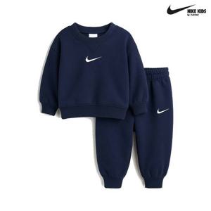 [플레이키즈프로] 나이키에센셜FLC크루세트 베이비 네이비 A254ST888 aksw