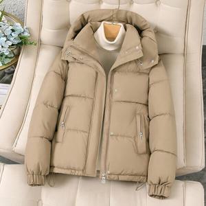 [넬리]에드린 베이직 후드 패딩점퍼_NC4JP047