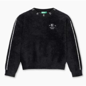 [베네통키즈]25FW-주니어 날개사 크롭 니트 풀오버/QAKP15561