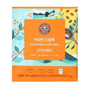 커피빈 드립백(모카자바 블렌드/10gx5T) 부품 소모품 자재 파츠