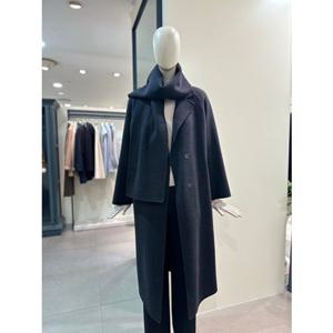 [CC콜렉트] 캐시미어 블렌드 벨티드 롱 코트 (C254MSG533)