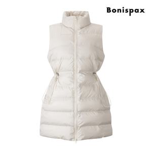 보니스팍스  하이넥 패딩 롱 베스트 XPBVT009M0