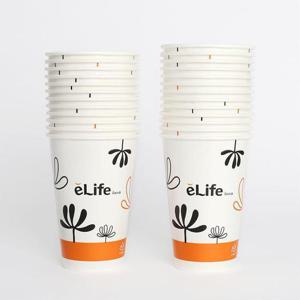 [이라이프] 종이컵 25개입(340ml) 일회용 커피컵