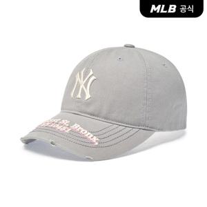 [MLB공식] 26N 남여공용 스트릿 어드레스 언스트럭쳐 볼캡 NY (Grey) 3ACPB026N-50GRS