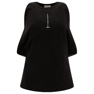 알렉산더 맥퀸 블랙 Ribbed 코튼 탱크 탑 804191QLADW1000 TP565393899