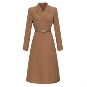 [미니멈]테일러드 카라 플리츠 원피스 (MYAAWO2190BE)_IC