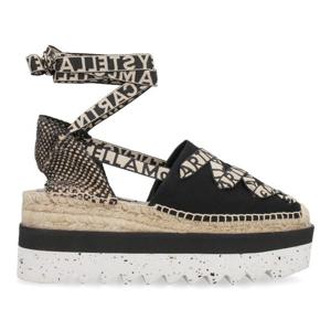 스텔라매카트니 로고 에스파드리유 85MM 플랫폼 샌들 800159N02