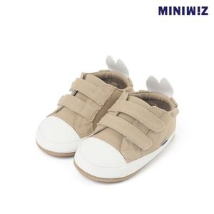 [미니위즈] 위즈 코튼 벨크로 걸음마 슈즈 베이지 MZKCG1TSCT11BEI