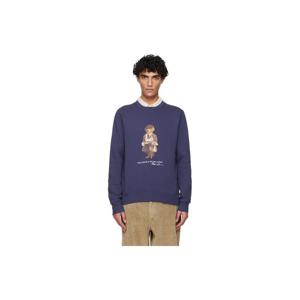 폴로 랄프로렌 스웨트셔츠 네이비 폴로 베어 플리스 스웨트셔츠 252213M204009