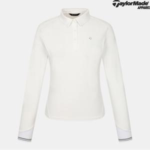 [테일러메이드] 여성 소매 시보리 카라 티셔츠 TWTYO7142-101