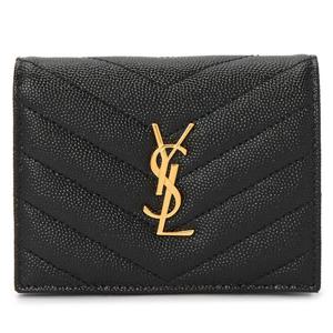 생로랑 카산드라 마틀라세 여성 카드지갑 668290 BOWA1 1000