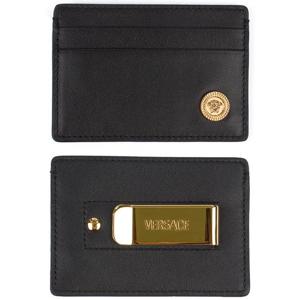 베르사체 공용 메두사 머니클립 카드지갑 블랙 1006195 1A03190 1B00V