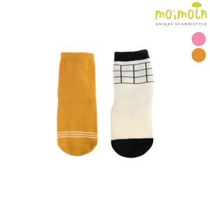 [모이몰른]유아 유니크 양말 2매 세트 MOW0IZSO21