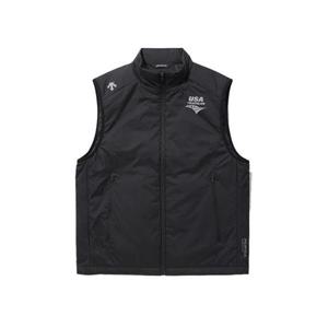 데상트 공용 USAT 퍼텍스 경량 패딩 베스트 BQ123IPV11-BLK0